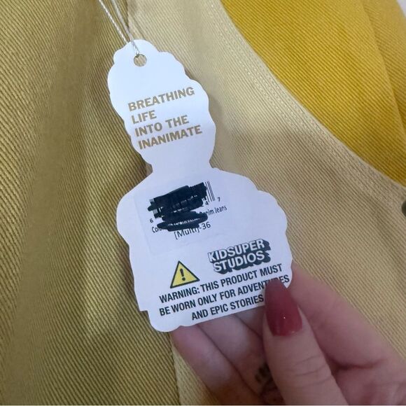 Superkid Yellow and Tan Men's Cargo Pants 36 - Picture 4 of 8